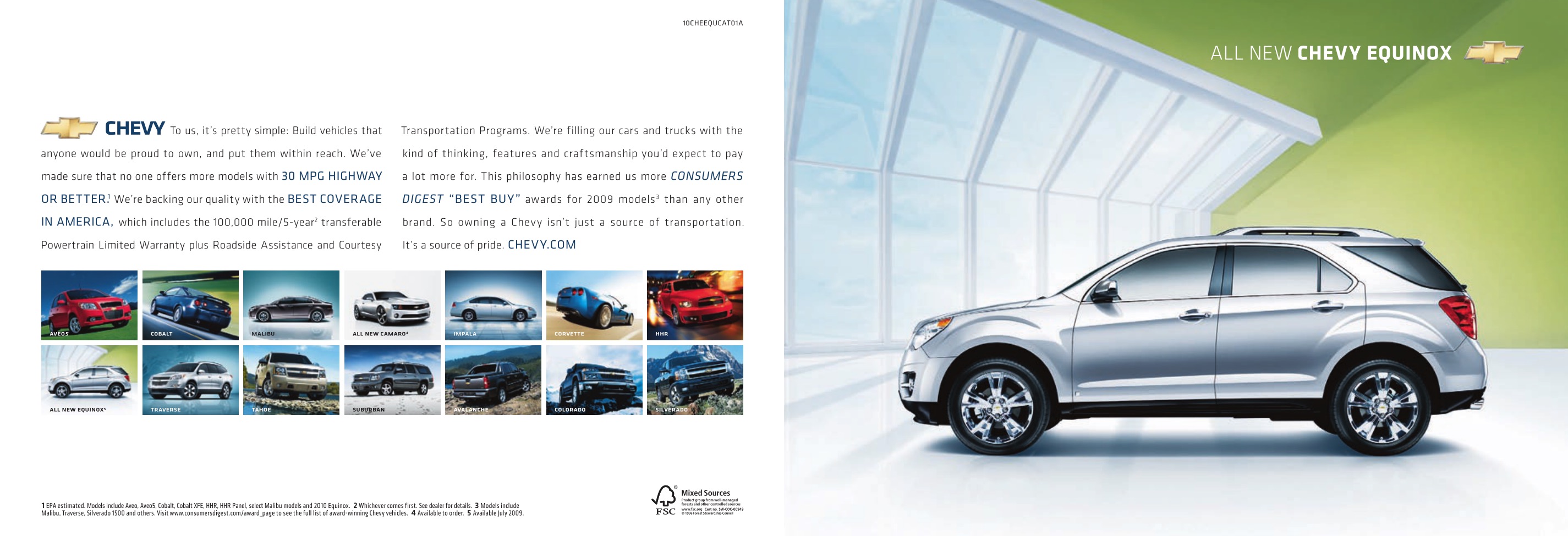 2010 Chevrolet Equinox Brochure